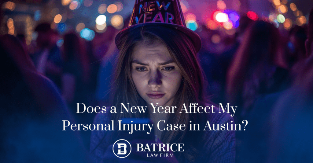 Does the new year affect my car accident claim. Batrice Law Firm. Best Personal Injury Claim Lawyers in Austin.